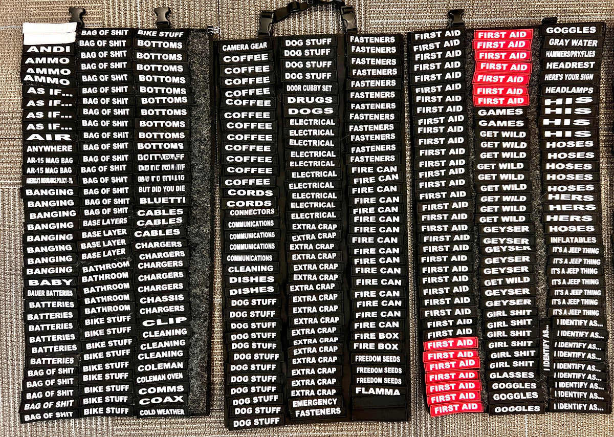 Custom Velcro Name Tags-duckduckjeep-offroad-wrangler-gladiator-3d-jeep duck-custom duck-Jeep-The Quacktory-Fun Jeep Ducks-Ducks4Jeep