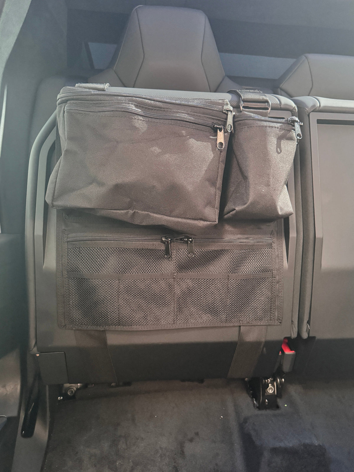 Cyber Truck Backseat Storage Solutions-duckduckjeep-offroad-wrangler-gladiator-3d-jeep duck-custom duck-Jeep-The Quacktory-Fun Jeep Ducks-Ducks4Jeep