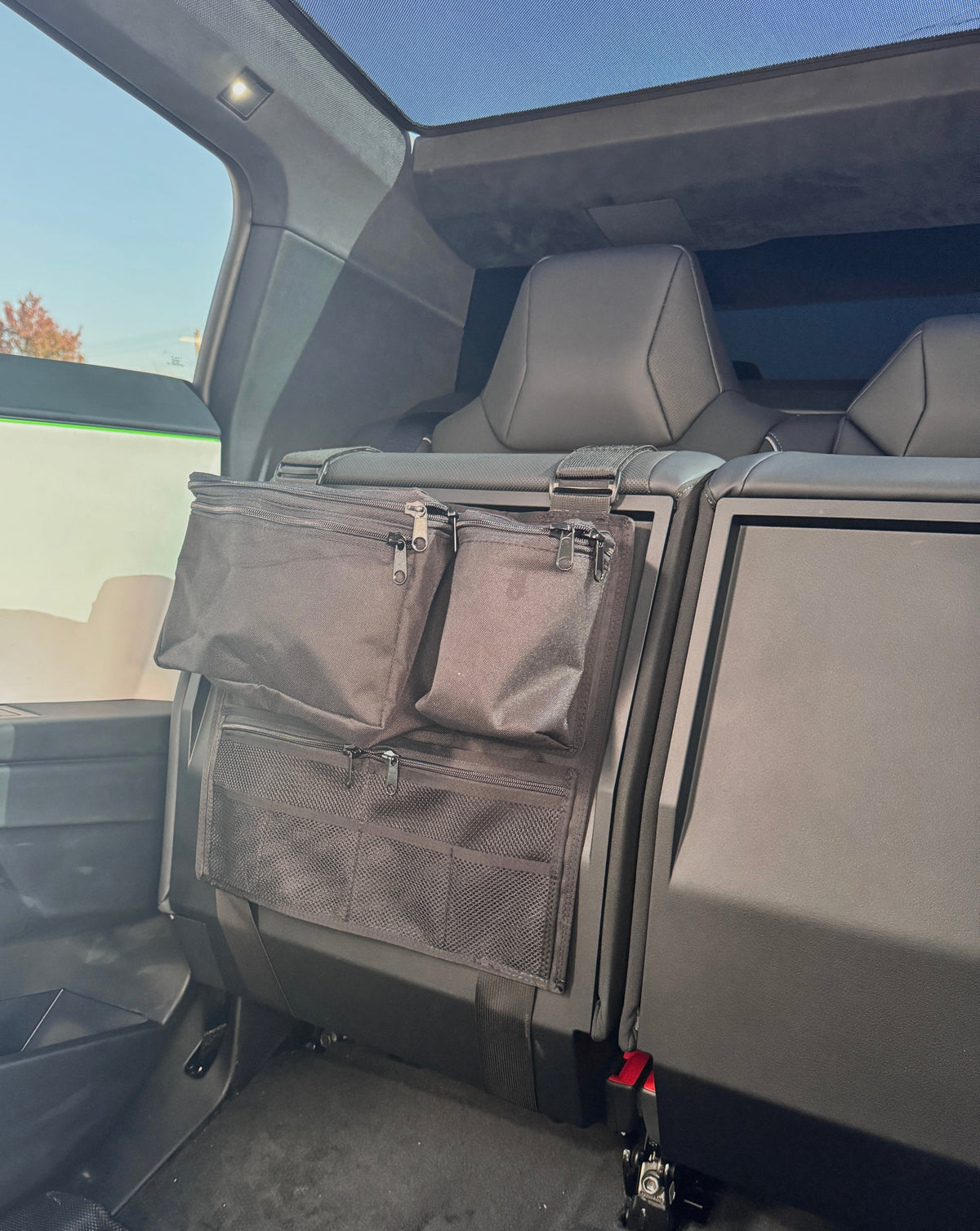 Cyber Truck Backseat Storage Solutions-duckduckjeep-offroad-wrangler-gladiator-3d-jeep duck-custom duck-Jeep-The Quacktory-Fun Jeep Ducks-Ducks4Jeep