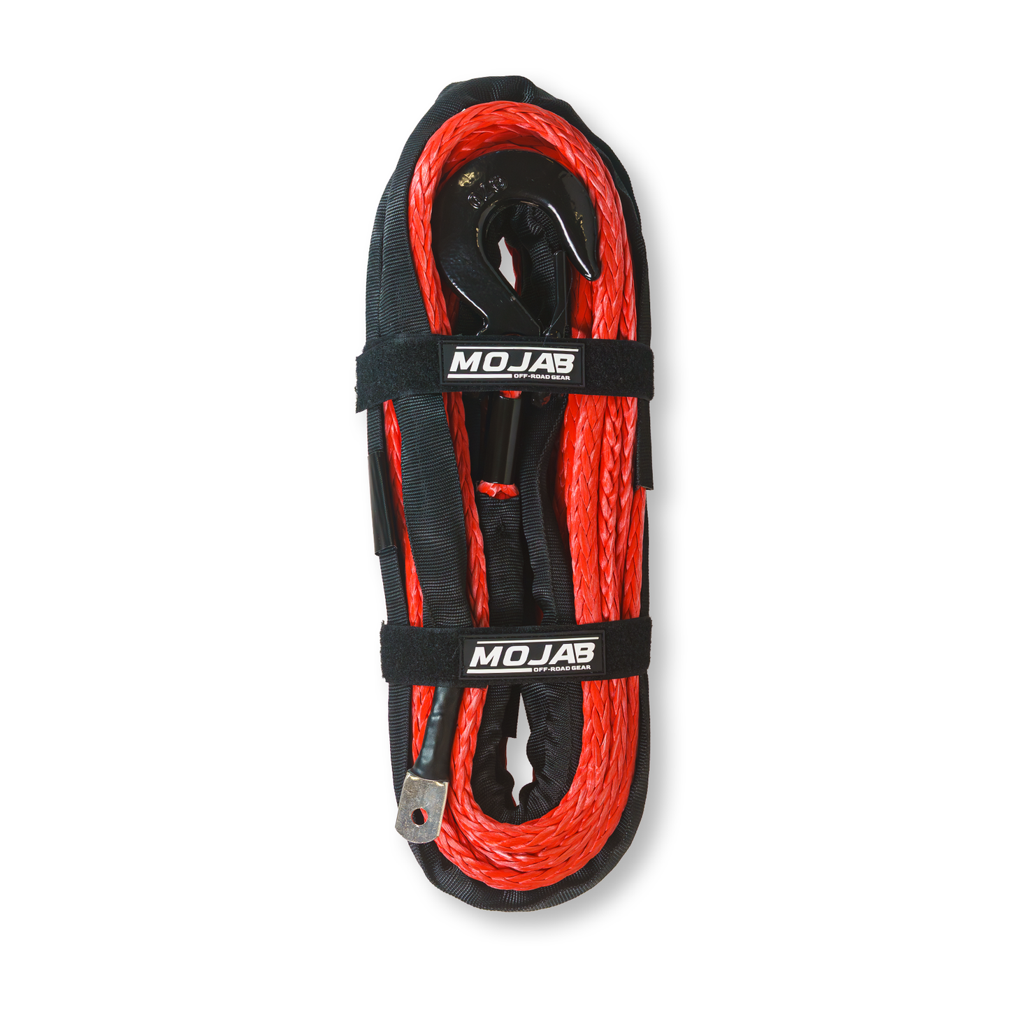 1/2'' x 78' Synthetic Winch Rope with Removable Forged Winch Hook