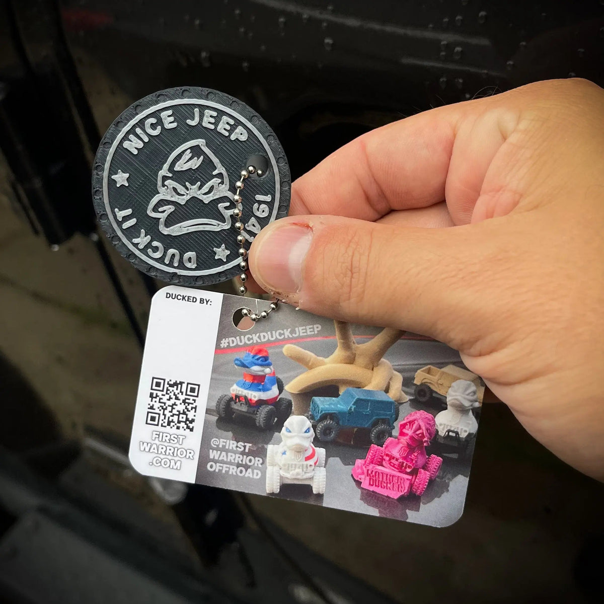 DUCK IT KeyChain-duckduckjeep-offroad-wrangler-gladiator-3d-jeep duck-custom duck-Jeep-The Quacktory-Fun Jeep Ducks-Ducks4Jeep