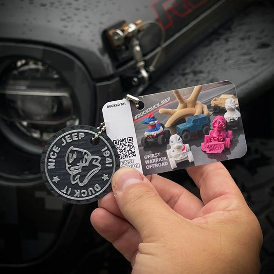 DUCK IT KeyChain-duckduckjeep-offroad-wrangler-gladiator-3d-jeep duck-custom duck-Jeep-The Quacktory-Fun Jeep Ducks-Ducks4Jeep
