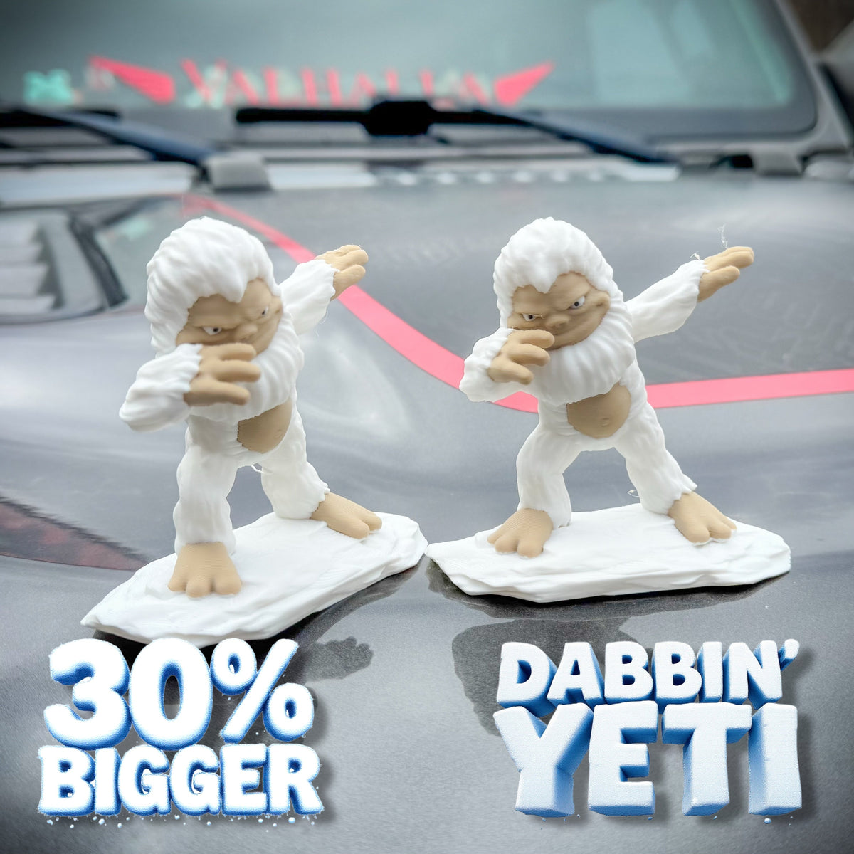 Dabbin’ Yeti - DeskMate-duckduckjeep-offroad-wrangler-gladiator-3d-jeep duck-custom duck-Jeep-The Quacktory-Fun Jeep Ducks-Ducks4Jeep