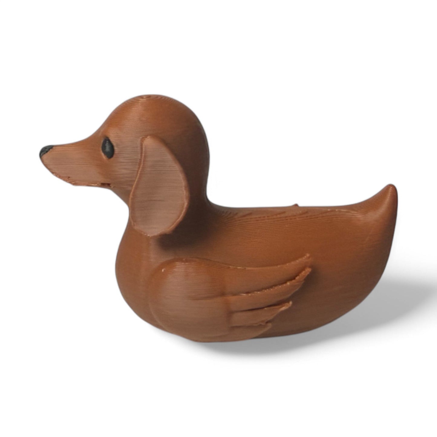 Dachshund Duck – 3D Printed Long & Loyal Wiener Dog Collectible