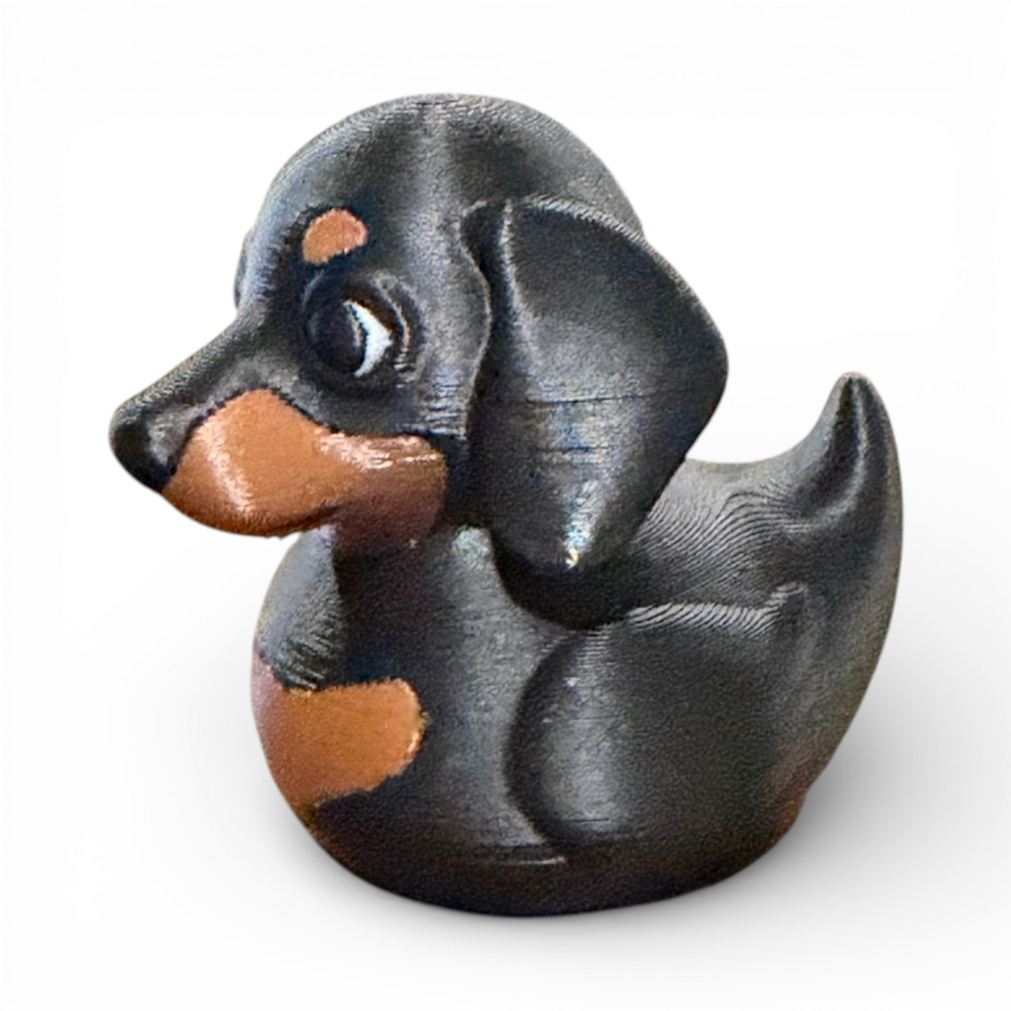 Dachshund Duck - Doxie - Weiner Doc - 3D Printed Collectible Duck