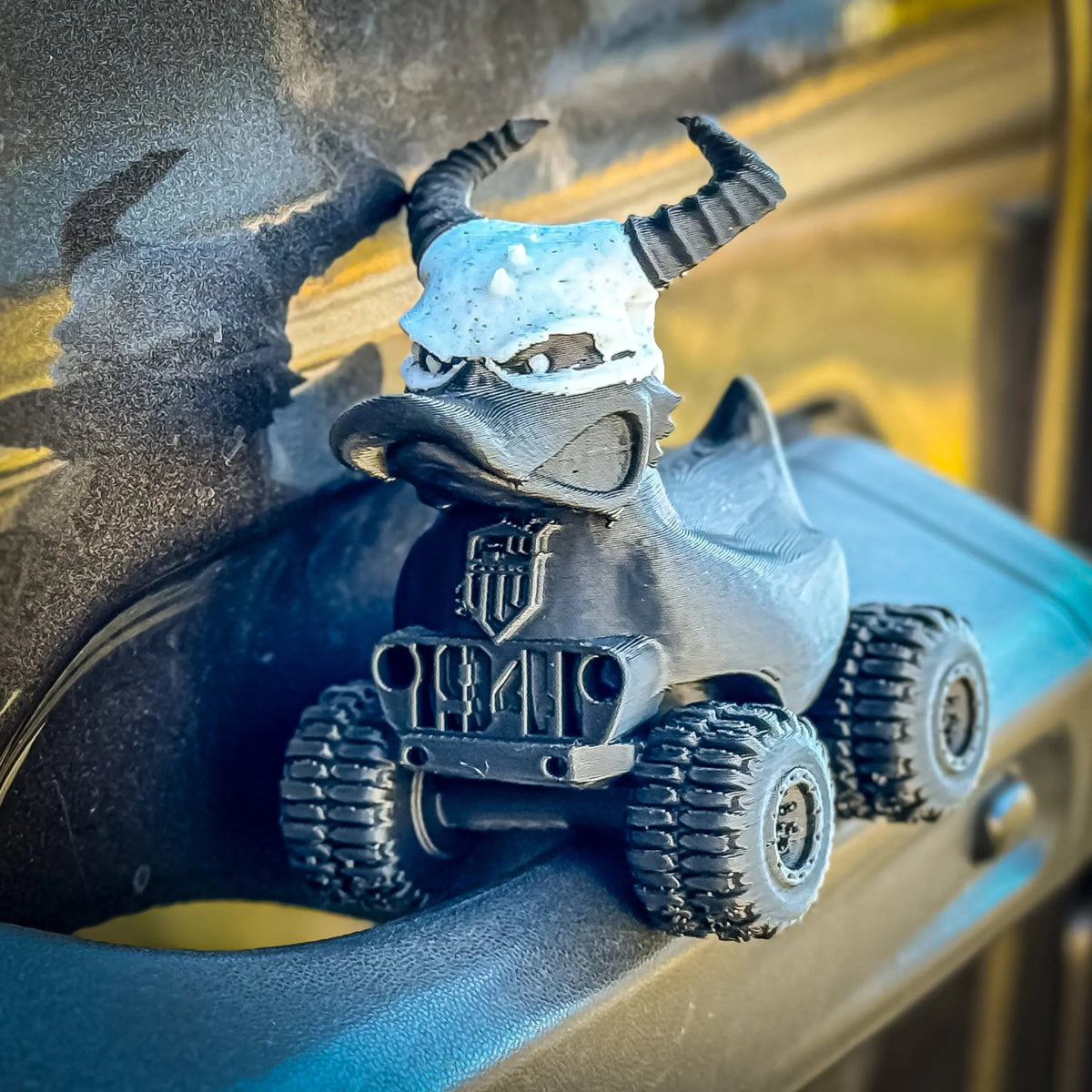 Demon Duck - Two Tone v2.0-duckduckjeep-offroad-wrangler-gladiator-3d-jeep duck-custom duck-Jeep-The Quacktory-Fun Jeep Ducks-Ducks4Jeep