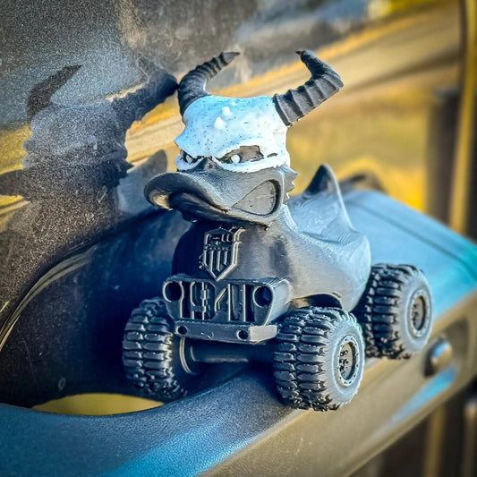 Demon Duck - Two Tone v2.0-duckduckjeep-offroad-wrangler-gladiator-3d-jeep duck-custom duck-Jeep-The Quacktory-Fun Jeep Ducks-Ducks4Jeep