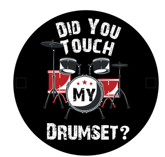 Did You Touch My Drumset Spare Tire Cover-duckduckjeep-offroad-wrangler-gladiator-3d-jeep duck-custom duck-Jeep-The Quacktory-Fun Jeep Ducks-Ducks4Jeep