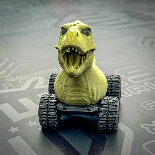 DinoDuck 2 Tone-duckduckjeep-offroad-wrangler-gladiator-3d-jeep duck-custom duck-Jeep-The Quacktory-Fun Jeep Ducks-Ducks4Jeep