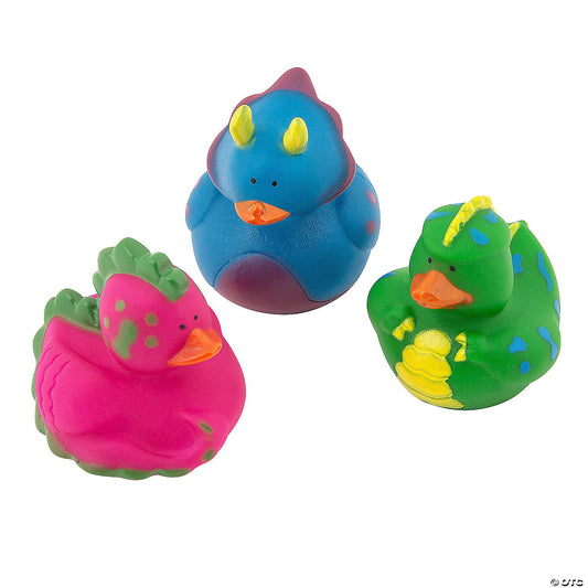 Dinosaur Rubber Ducks - by the dozen-duckduckjeep-offroad-wrangler-gladiator-3d-jeep duck-custom duck-Jeep-The Quacktory-Fun Jeep Ducks-Ducks4Jeep