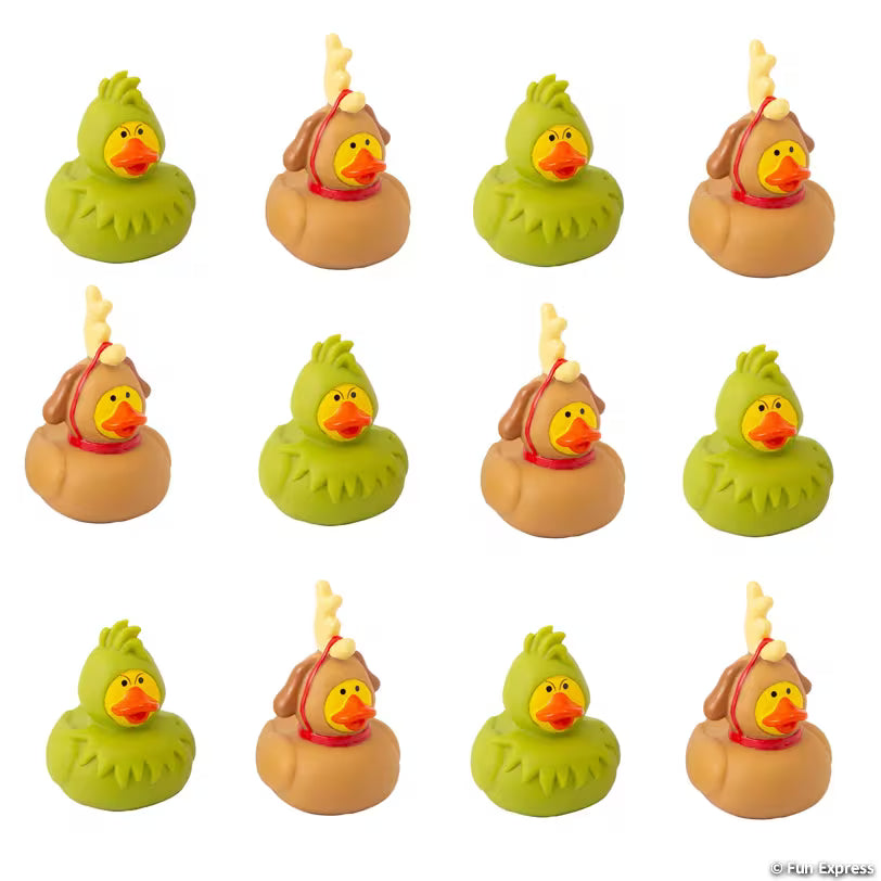 Dr. Seuss™ The Grinch Christmas Character Rubber Ducks – by the Dozen