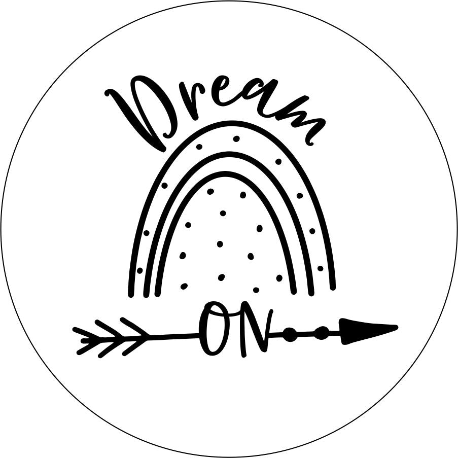 Dream On Rainbow and Arrow-duckduckjeep-offroad-wrangler-gladiator-3d-jeep duck-custom duck-Jeep-The Quacktory-Fun Jeep Ducks-Ducks4Jeep