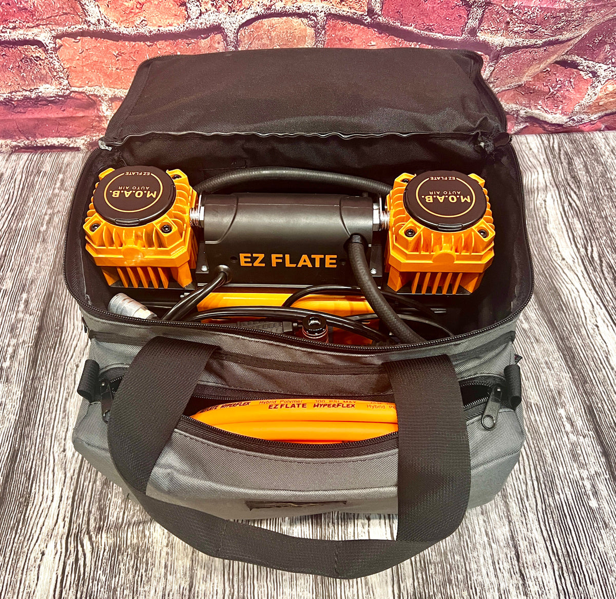 EZ Flate Air Compressor Deluxe Carry Bag-duckduckjeep-offroad-wrangler-gladiator-3d-jeep duck-custom duck-Jeep-The Quacktory-Fun Jeep Ducks-Ducks4Jeep
