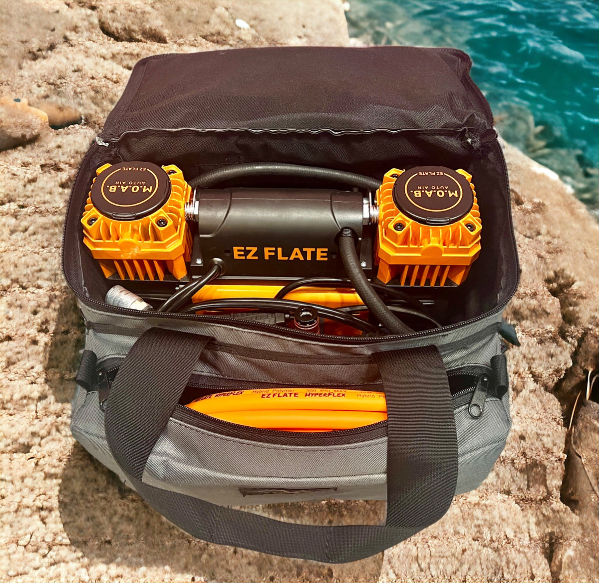 EZ Flate Air Compressor Deluxe Carry Bag-duckduckjeep-offroad-wrangler-gladiator-3d-jeep duck-custom duck-Jeep-The Quacktory-Fun Jeep Ducks-Ducks4Jeep