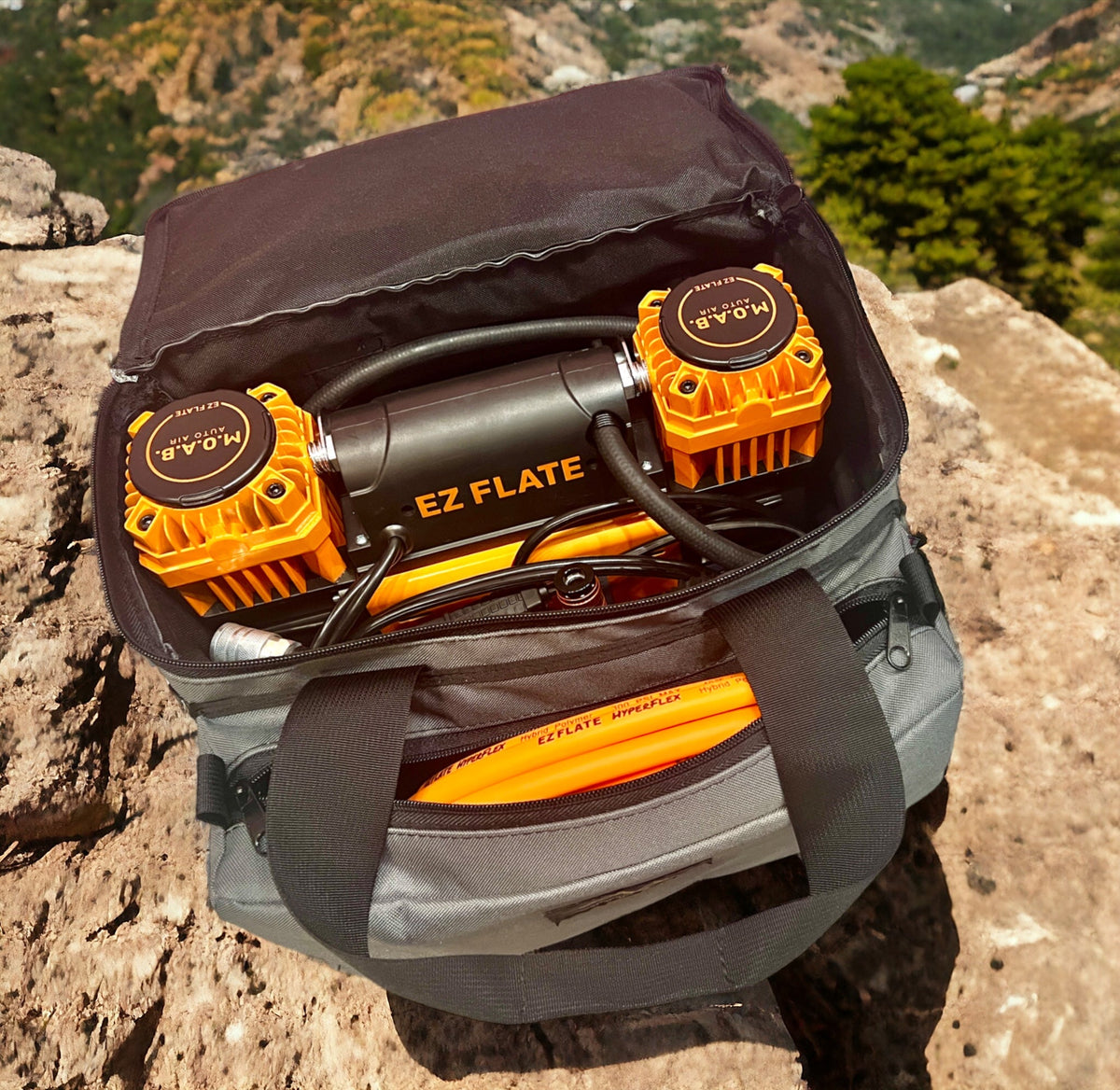 EZ Flate Air Compressor Deluxe Carry Bag-duckduckjeep-offroad-wrangler-gladiator-3d-jeep duck-custom duck-Jeep-The Quacktory-Fun Jeep Ducks-Ducks4Jeep