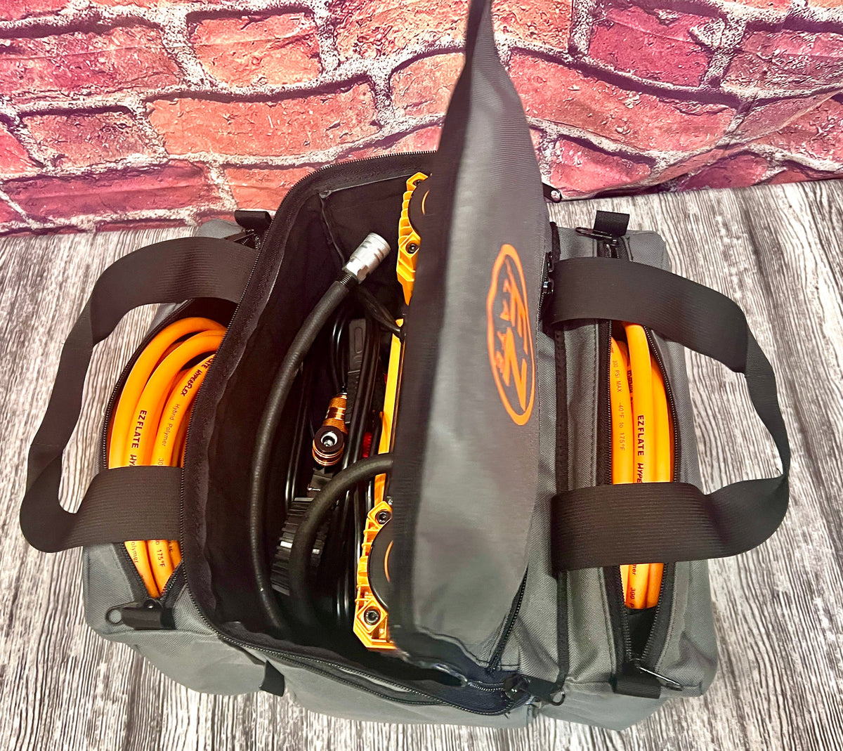 EZ Flate Air Compressor Deluxe Carry Bag-duckduckjeep-offroad-wrangler-gladiator-3d-jeep duck-custom duck-Jeep-The Quacktory-Fun Jeep Ducks-Ducks4Jeep