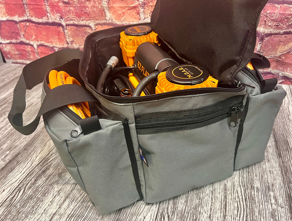 EZ Flate Air Compressor Deluxe Carry Bag-duckduckjeep-offroad-wrangler-gladiator-3d-jeep duck-custom duck-Jeep-The Quacktory-Fun Jeep Ducks-Ducks4Jeep