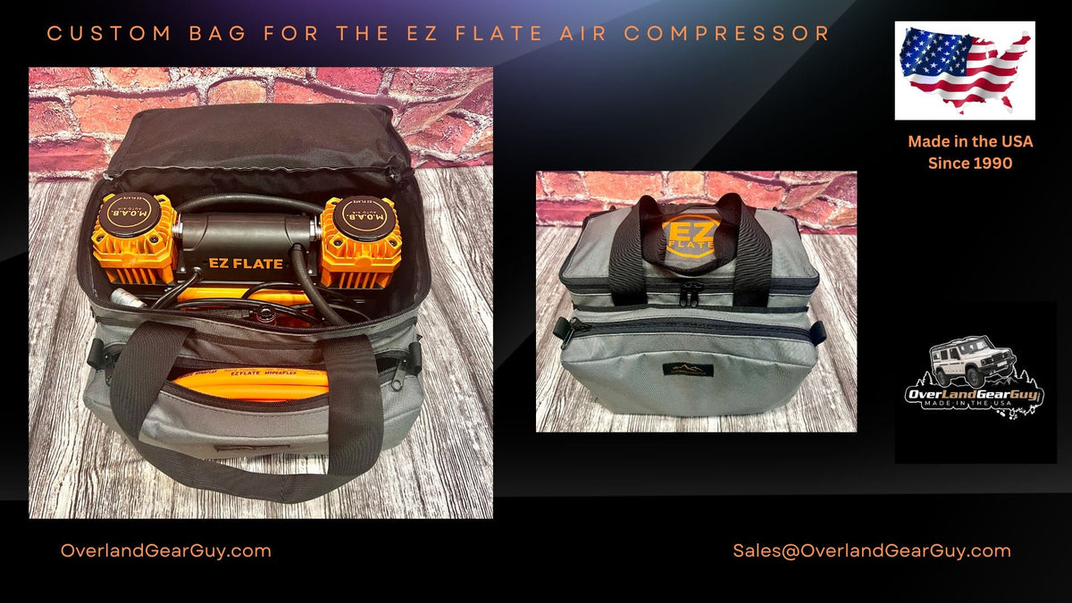 EZ Flate Air Compressor Deluxe Carry Bag-duckduckjeep-offroad-wrangler-gladiator-3d-jeep duck-custom duck-Jeep-The Quacktory-Fun Jeep Ducks-Ducks4Jeep