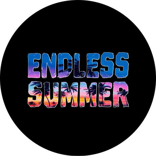 Endless Summer Sunset Spare Tire Cover-duckduckjeep-offroad-wrangler-gladiator-3d-jeep duck-custom duck-Jeep-The Quacktory-Fun Jeep Ducks-Ducks4Jeep
