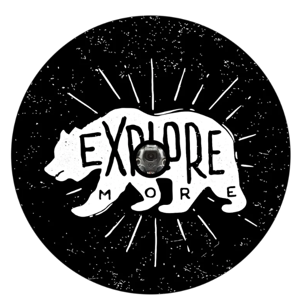 Explore More Bear Spare Tire Cover-duckduckjeep-offroad-wrangler-gladiator-3d-jeep duck-custom duck-Jeep-The Quacktory-Fun Jeep Ducks-Ducks4Jeep