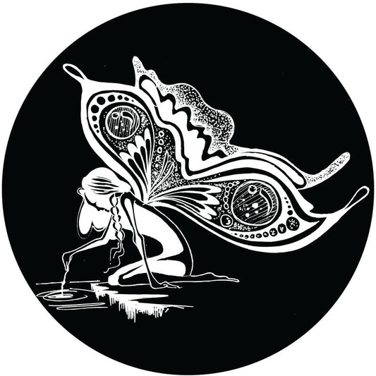 Fairy at the Water's Edge Spare Tire Cover for Jeep, RV, Bronco & More-duckduckjeep-offroad-wrangler-gladiator-3d-jeep duck-custom duck-Jeep-The Quacktory-Fun Jeep Ducks-Ducks4Jeep