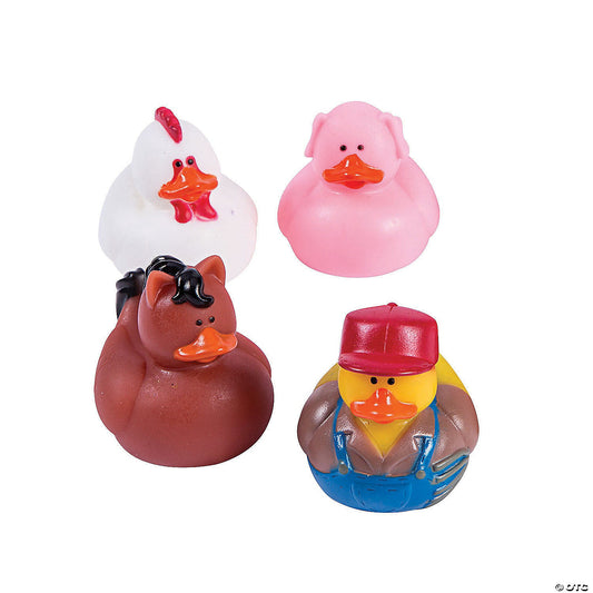 Farm Rubber Ducks - by the dozen-duckduckjeep-offroad-wrangler-gladiator-3d-jeep duck-custom duck-Jeep-The Quacktory-Fun Jeep Ducks-Ducks4Jeep