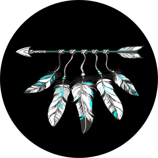 Feather and Arrow in Any Color-duckduckjeep-offroad-wrangler-gladiator-3d-jeep duck-custom duck-Jeep-The Quacktory-Fun Jeep Ducks-Ducks4Jeep