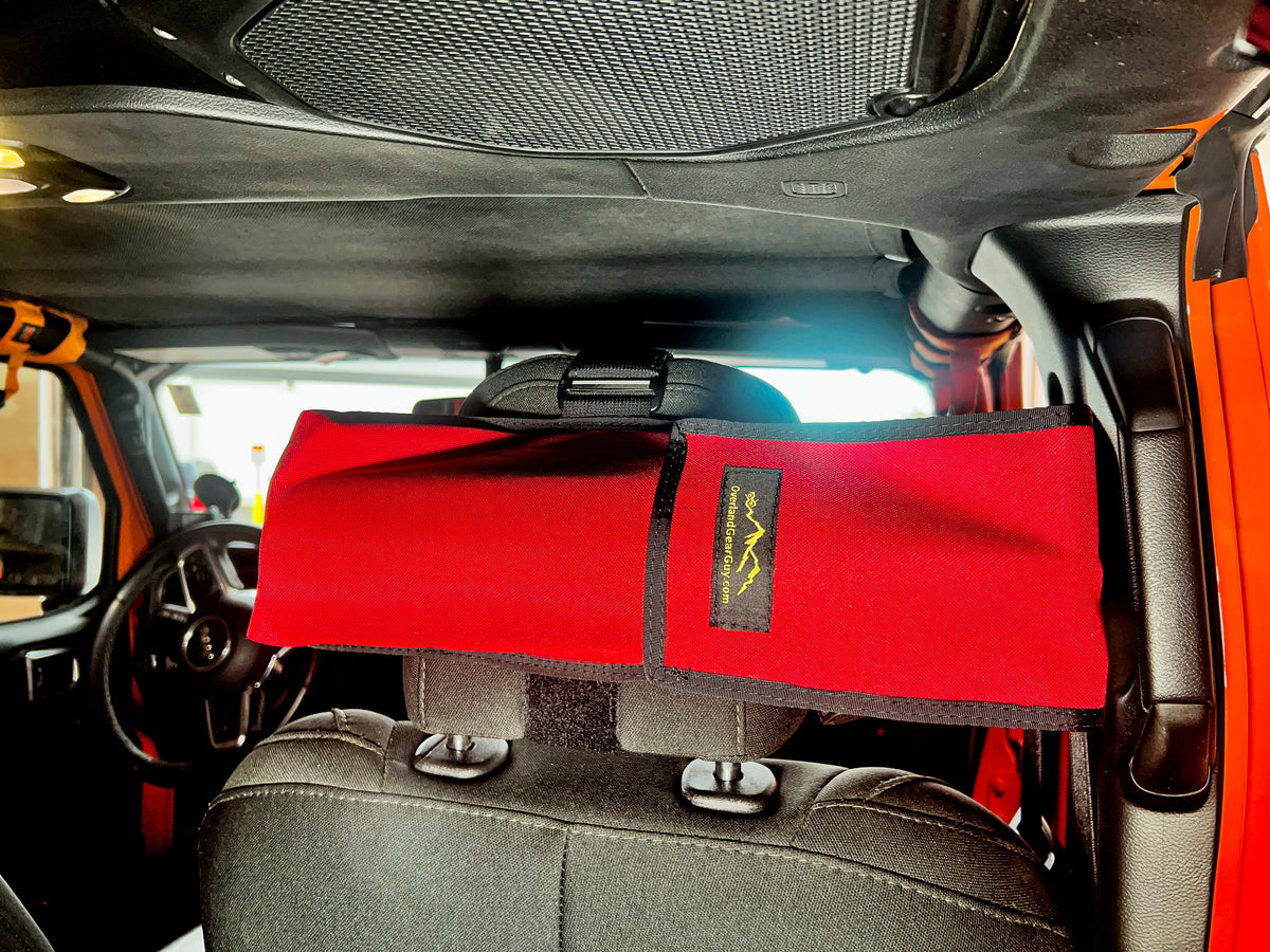 Fire Extinguisher Headrest Pouch-duckduckjeep-offroad-wrangler-gladiator-3d-jeep duck-custom duck-Jeep-The Quacktory-Fun Jeep Ducks-Ducks4Jeep