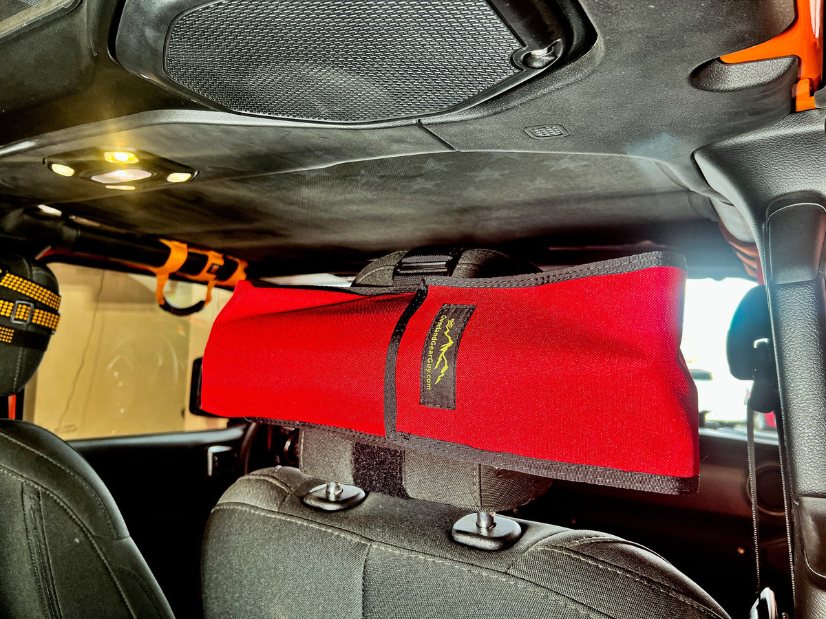 Fire Extinguisher Headrest Pouch-duckduckjeep-offroad-wrangler-gladiator-3d-jeep duck-custom duck-Jeep-The Quacktory-Fun Jeep Ducks-Ducks4Jeep