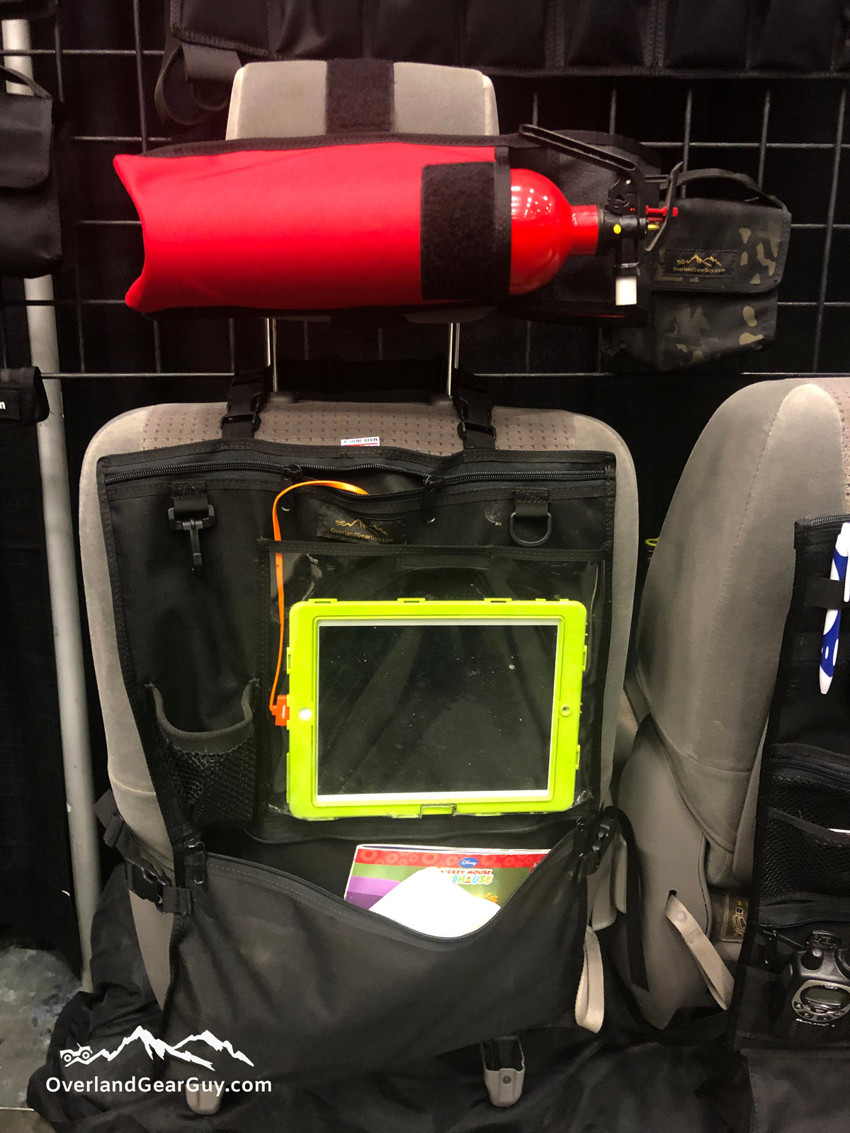 Fire Extinguisher Headrest Pouch-duckduckjeep-offroad-wrangler-gladiator-3d-jeep duck-custom duck-Jeep-The Quacktory-Fun Jeep Ducks-Ducks4Jeep