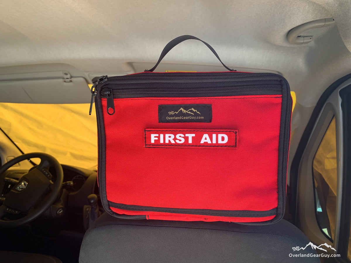First Aid Kit Headrest Pouch - IFAK-duckduckjeep-offroad-wrangler-gladiator-3d-jeep duck-custom duck-Jeep-The Quacktory-Fun Jeep Ducks-Ducks4Jeep