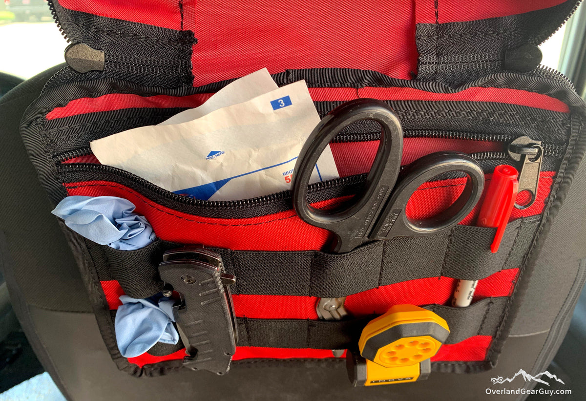 First Aid Kit Headrest Pouch - IFAK-duckduckjeep-offroad-wrangler-gladiator-3d-jeep duck-custom duck-Jeep-The Quacktory-Fun Jeep Ducks-Ducks4Jeep