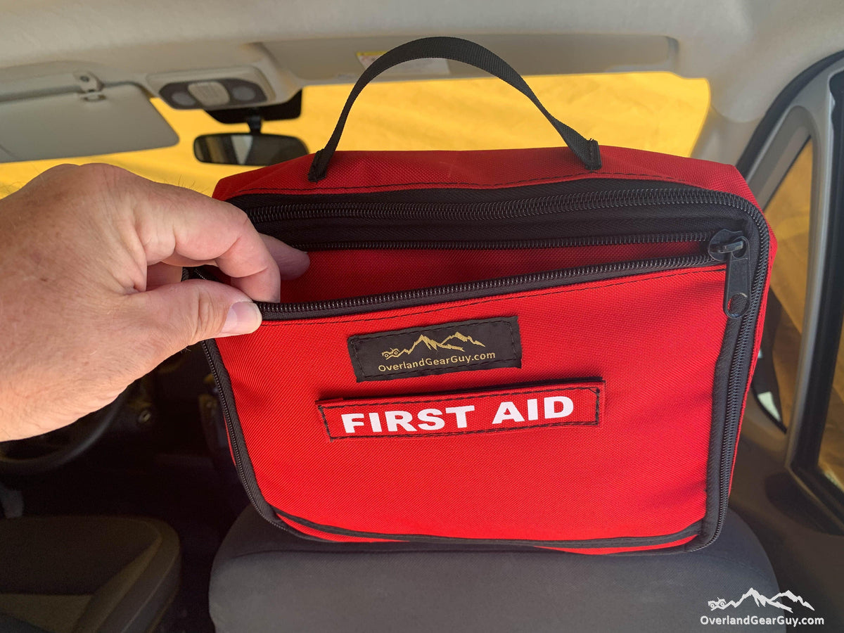First Aid Kit Headrest Pouch - IFAK-duckduckjeep-offroad-wrangler-gladiator-3d-jeep duck-custom duck-Jeep-The Quacktory-Fun Jeep Ducks-Ducks4Jeep