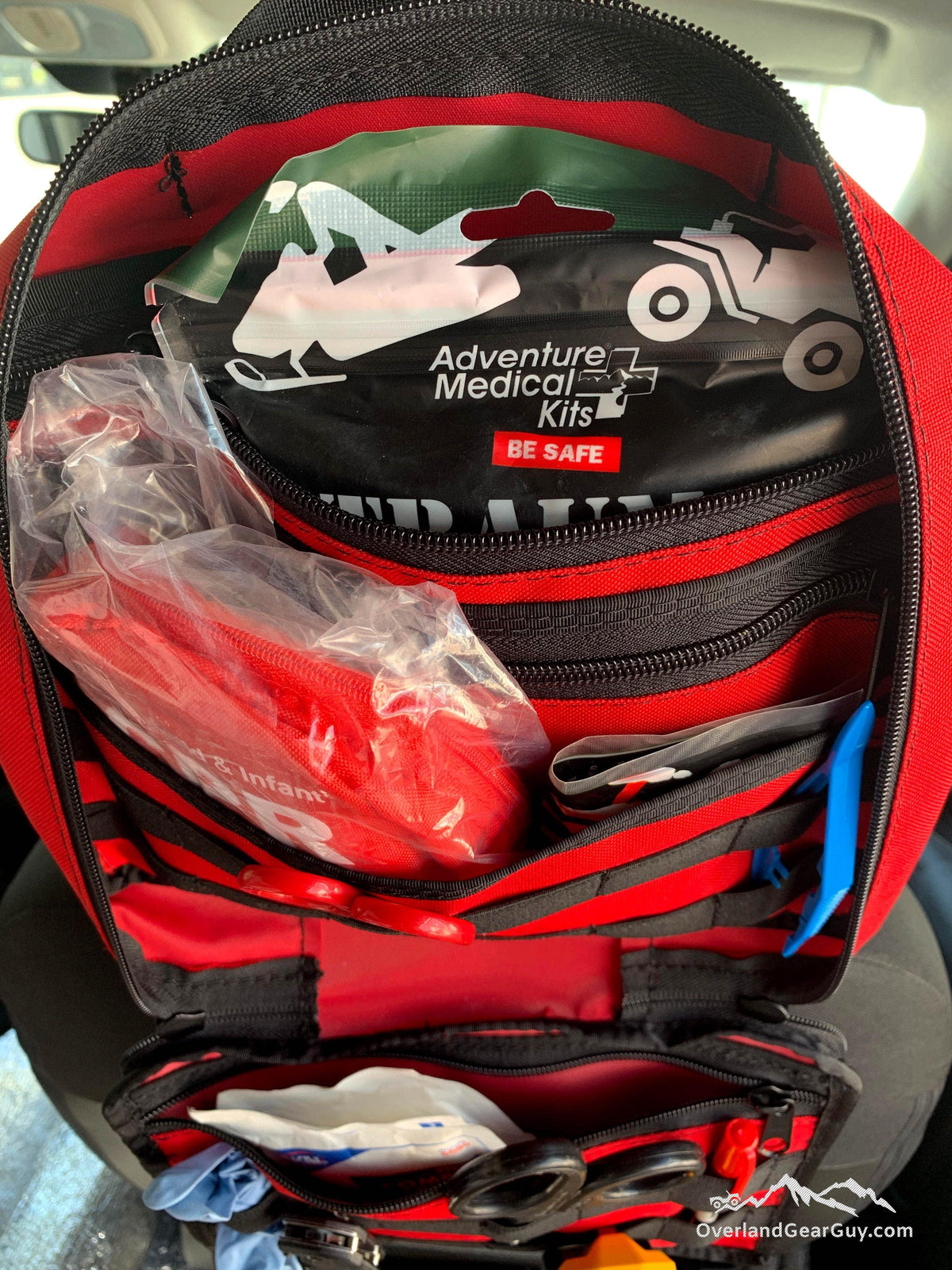 First Aid Kit Headrest Pouch - IFAK-duckduckjeep-offroad-wrangler-gladiator-3d-jeep duck-custom duck-Jeep-The Quacktory-Fun Jeep Ducks-Ducks4Jeep
