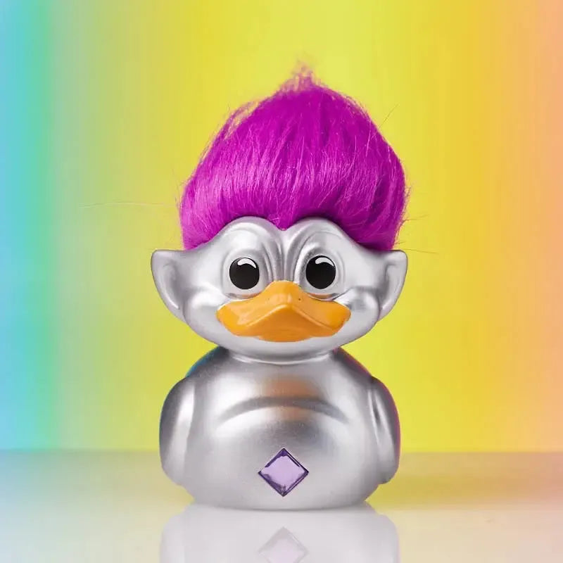 First Edition Official Trolls Silver Troll TUBBZ Cosplaying Duck Collectable-duckduckjeep-offroad-wrangler-gladiator-3d-jeep duck-custom duck-Jeep-The Quacktory-Fun Jeep Ducks-Ducks4Jeep