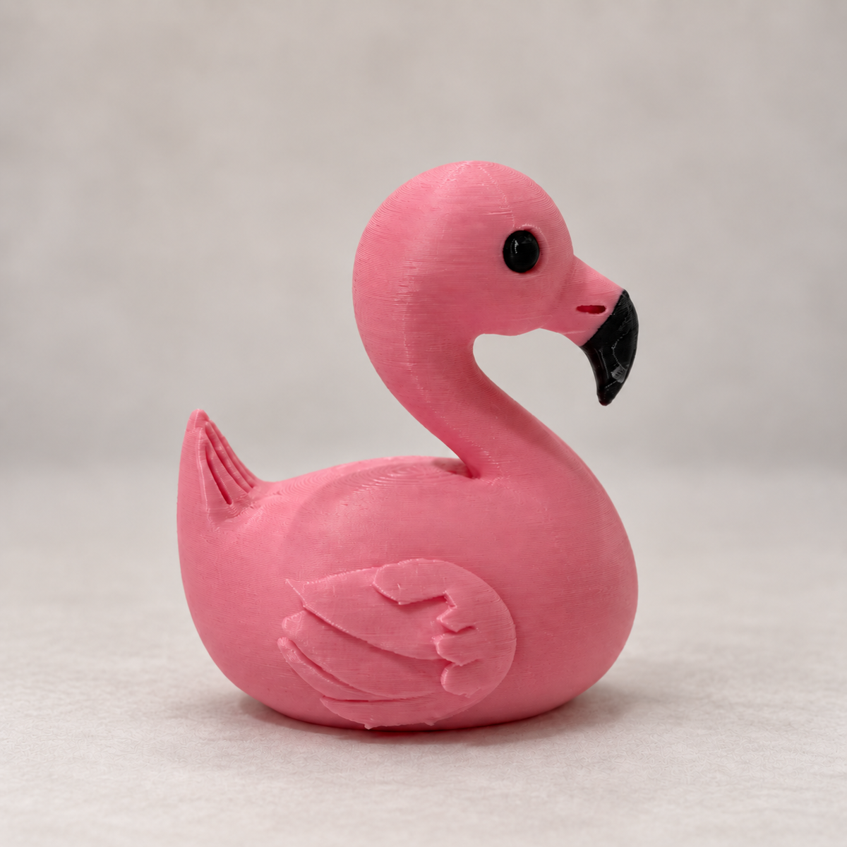 Flamingo Duck – Pink Tropical Figurine-duckduckjeep-offroad-wrangler-gladiator-3d-jeep duck-custom duck-Jeep-The Quacktory-Fun Jeep Ducks-Ducks4Jeep