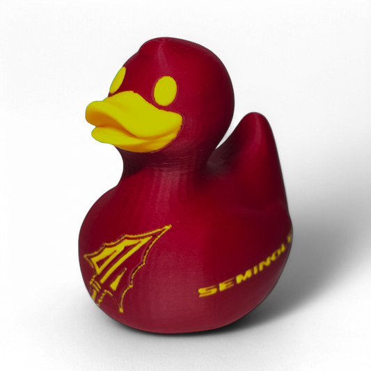 Florida State Seminoles Duck-duckduckjeep-offroad-wrangler-gladiator-3d-jeep duck-custom duck-Jeep-The Quacktory-Fun Jeep Ducks-Ducks4Jeep