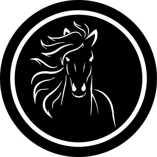 Flowing Mane Horse Spare Tire Cover for Jeep, Campers, RV, Broncos, & More-duckduckjeep-offroad-wrangler-gladiator-3d-jeep duck-custom duck-Jeep-The Quacktory-Fun Jeep Ducks-Ducks4Jeep