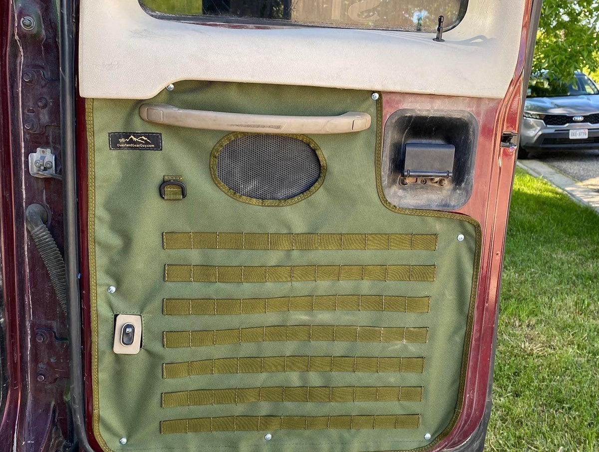 Ford Econoline Back Door - Rear Door Panel Organizer-duckduckjeep-offroad-wrangler-gladiator-3d-jeep duck-custom duck-Jeep-The Quacktory-Fun Jeep Ducks-Ducks4Jeep
