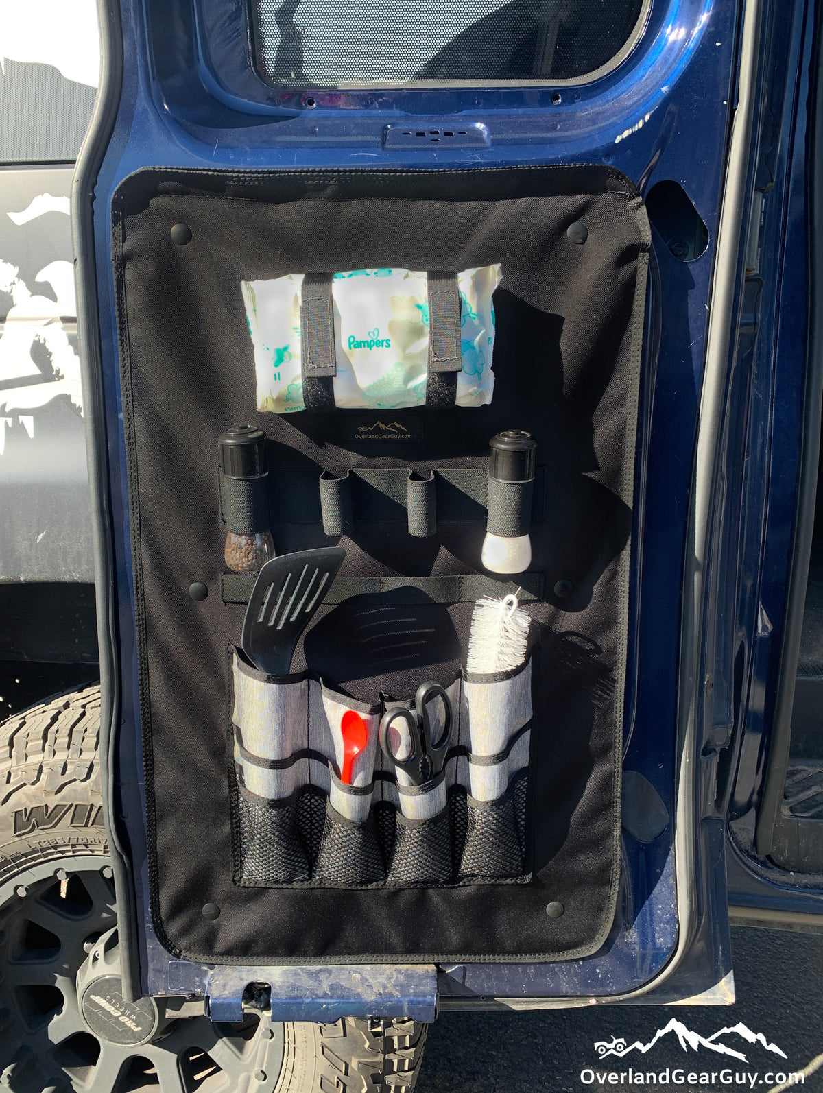 Ford Econoline Barn Door Side Door Panel Organizer-duckduckjeep-offroad-wrangler-gladiator-3d-jeep duck-custom duck-Jeep-The Quacktory-Fun Jeep Ducks-Ducks4Jeep