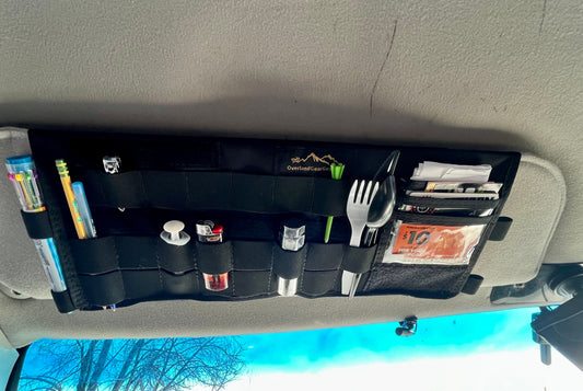 Ford Econoline Van Sun Visor Organizer-duckduckjeep-offroad-wrangler-gladiator-3d-jeep duck-custom duck-Jeep-The Quacktory-Fun Jeep Ducks-Ducks4Jeep