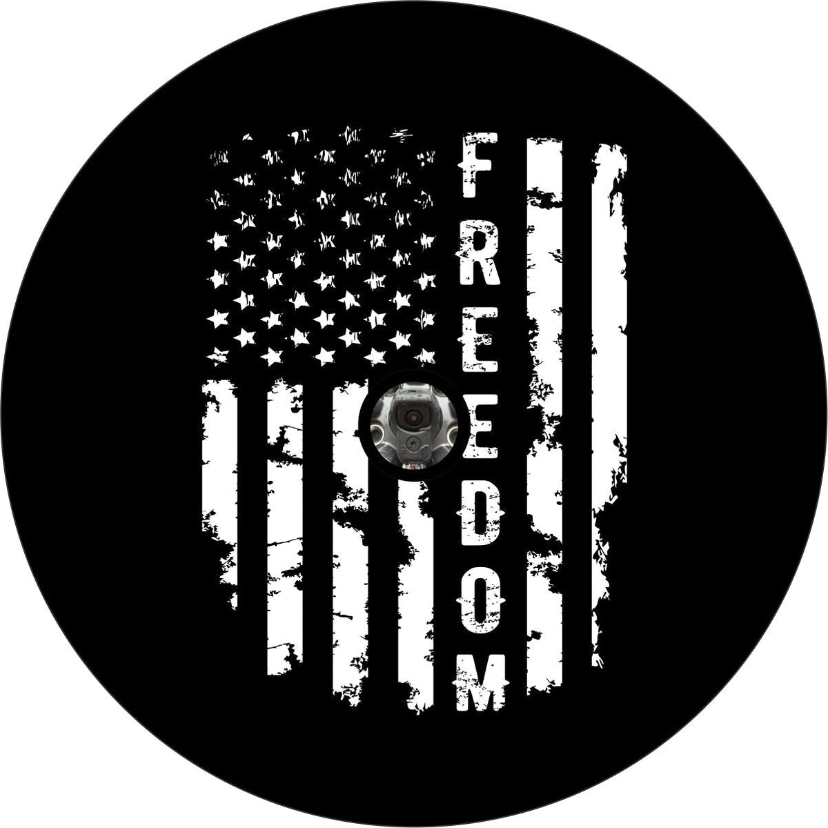 Freedom - American Flag Spare Tire Cover for Jeep, Bronco, RV, Camper, & More-duckduckjeep-offroad-wrangler-gladiator-3d-jeep duck-custom duck-Jeep-The Quacktory-Fun Jeep Ducks-Ducks4Jeep