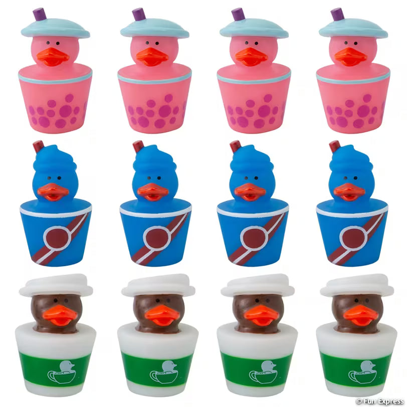 Fun Drink Coffee, Boba & Slushy Rubber Ducks