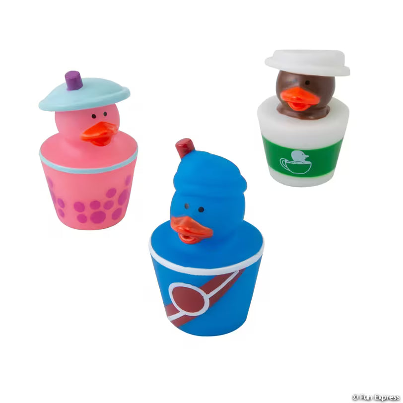 Fun Drink Coffee, Boba & Slushy Rubber Ducks