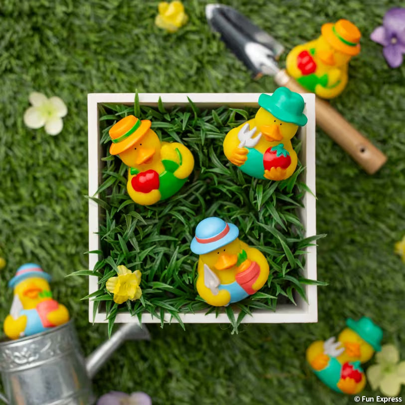Garden Gang Character Rubber Ducks - by the dozen