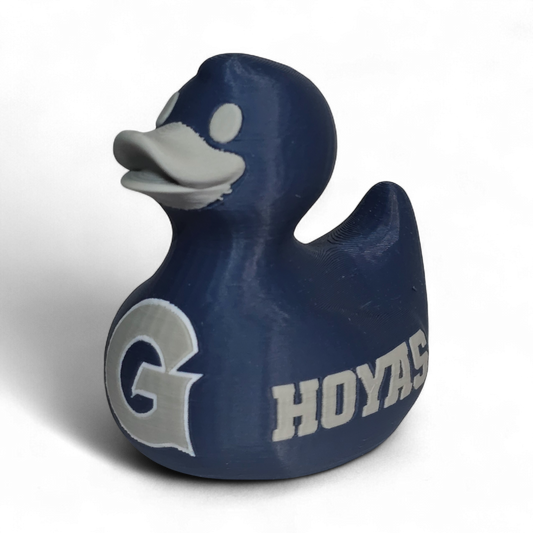 Georgetown Hoyas Duck-duckduckjeep-offroad-wrangler-gladiator-3d-jeep duck-custom duck-Jeep-The Quacktory-Fun Jeep Ducks-Ducks4Jeep