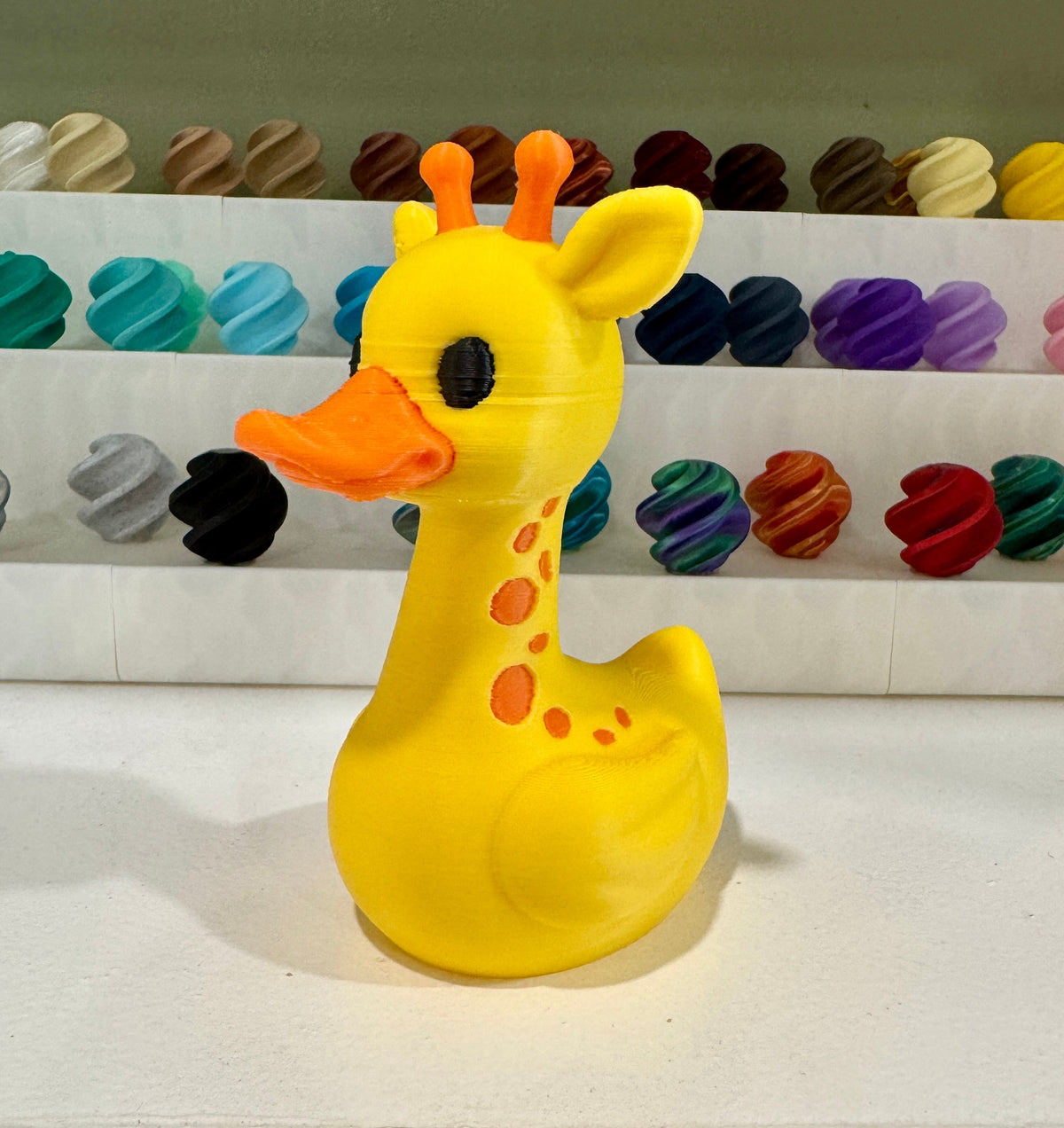 Giraffe Duck-duckduckjeep-offroad-wrangler-gladiator-3d-jeep duck-custom duck-Jeep-The Quacktory-Fun Jeep Ducks-Ducks4Jeep