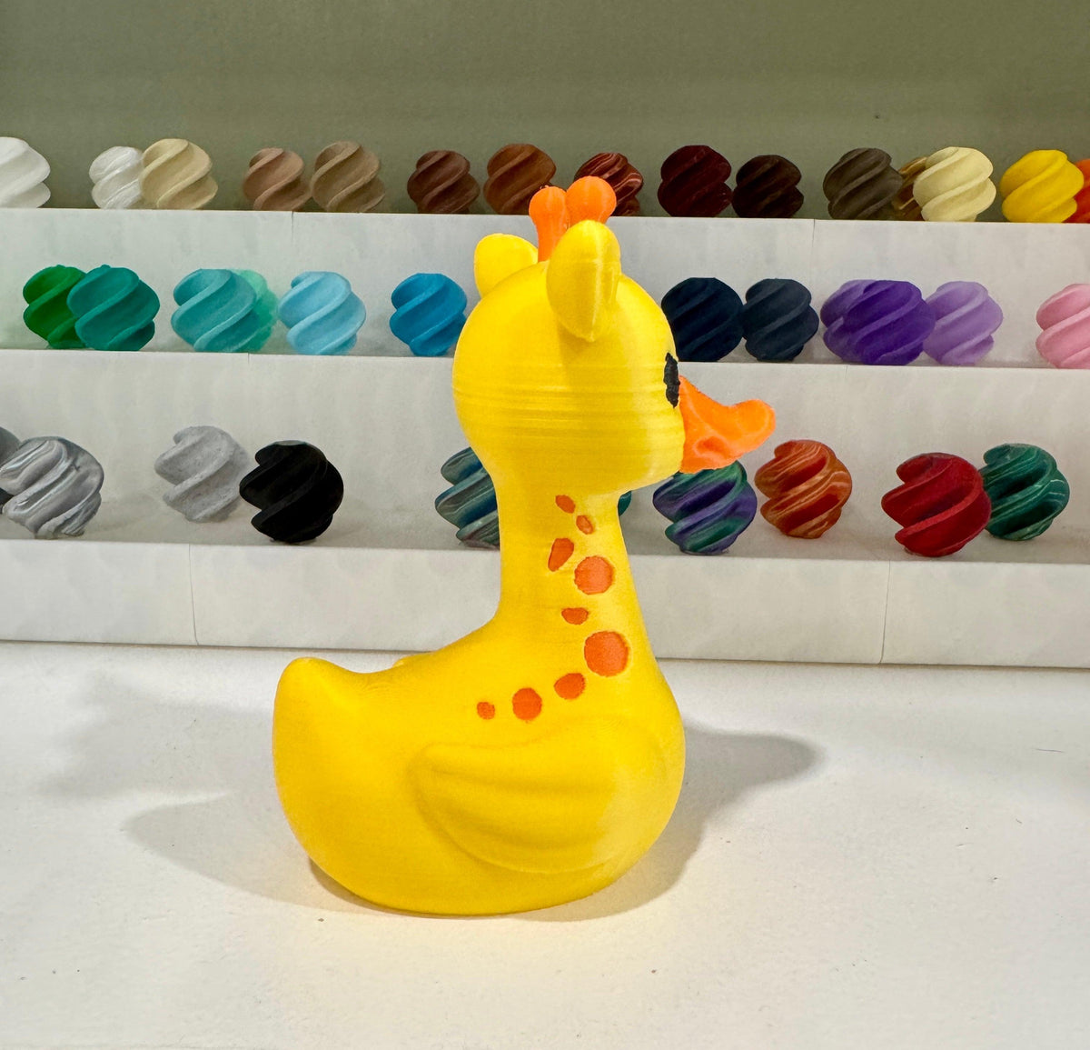 Giraffe Duck-duckduckjeep-offroad-wrangler-gladiator-3d-jeep duck-custom duck-Jeep-The Quacktory-Fun Jeep Ducks-Ducks4Jeep