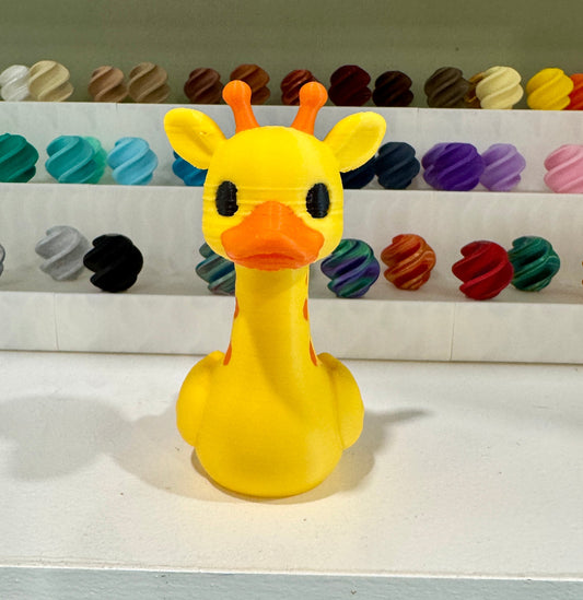 Giraffe Duck-duckduckjeep-offroad-wrangler-gladiator-3d-jeep duck-custom duck-Jeep-The Quacktory-Fun Jeep Ducks-Ducks4Jeep