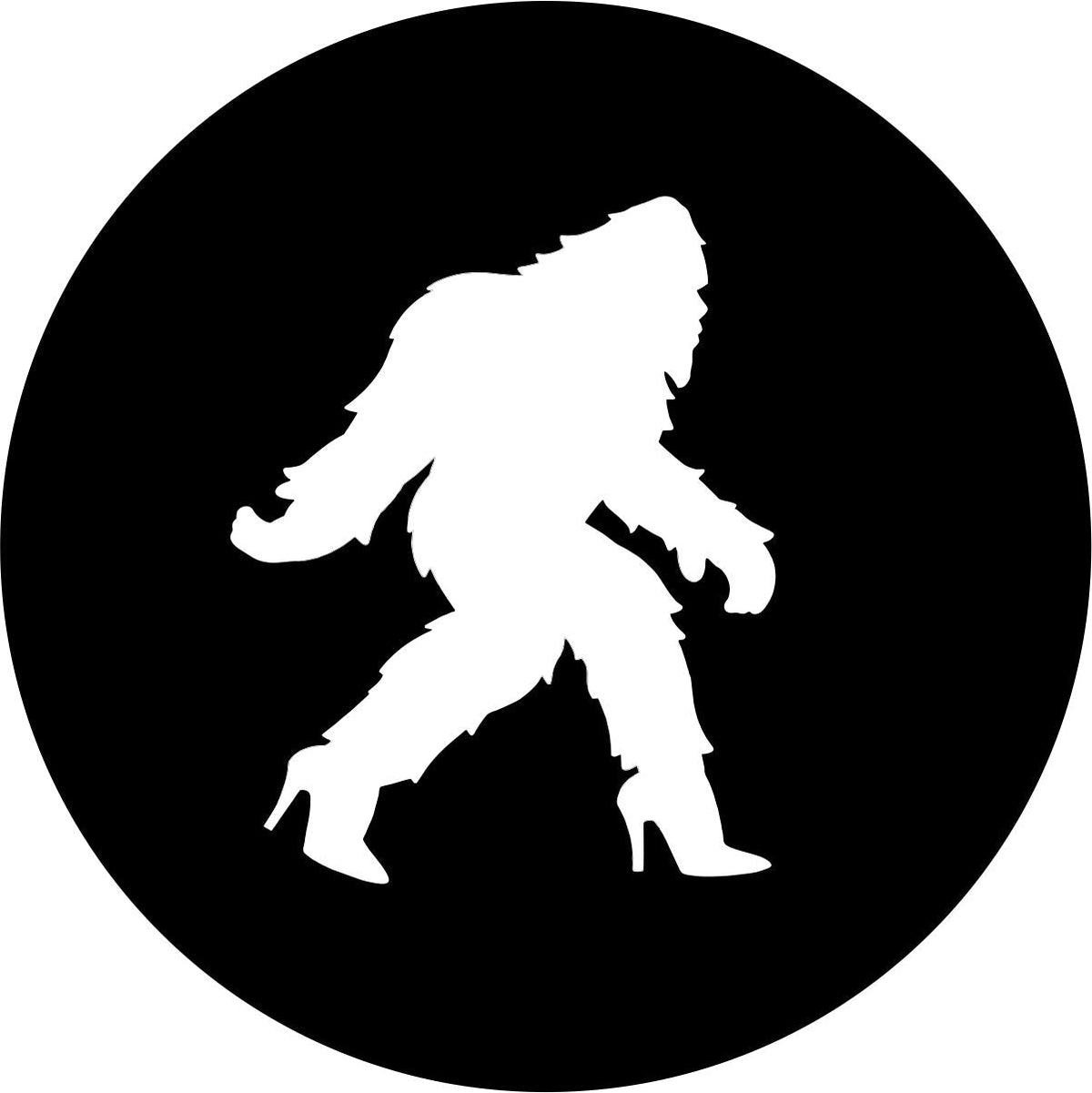 Girl Shesquatch Bigfoot Sasquatch High Heels-duckduckjeep-offroad-wrangler-gladiator-3d-jeep duck-custom duck-Jeep-The Quacktory-Fun Jeep Ducks-Ducks4Jeep